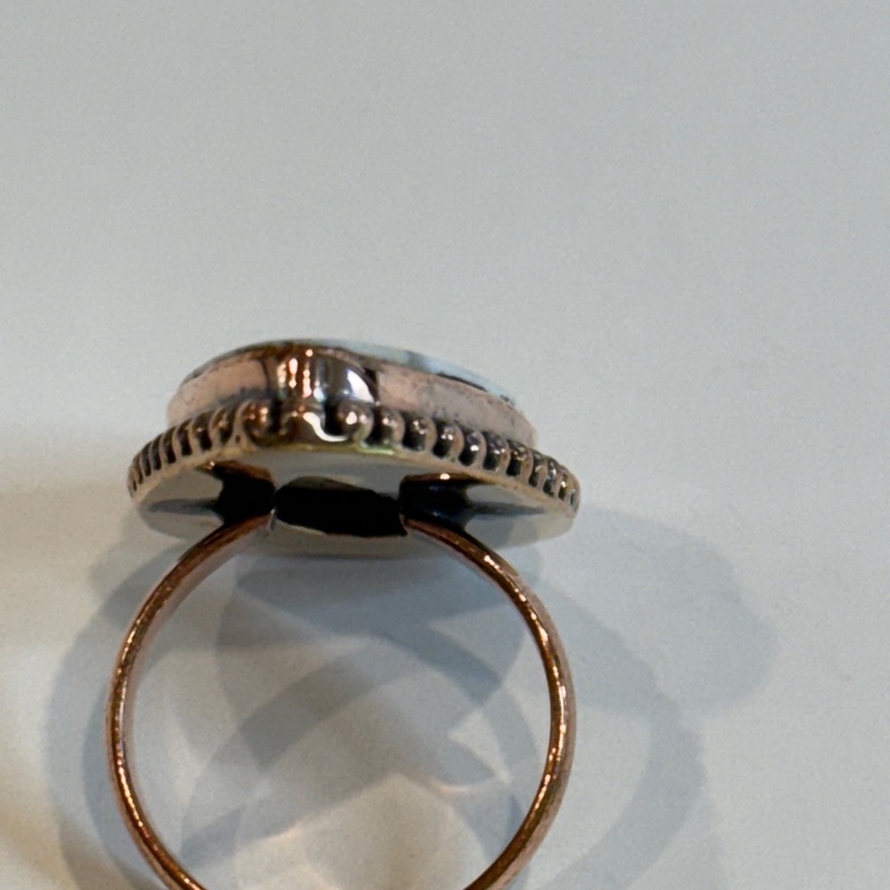 🆕 Dendrite Opal And Copper Ring Size 8 - 🆕 - Picture 8 of 9